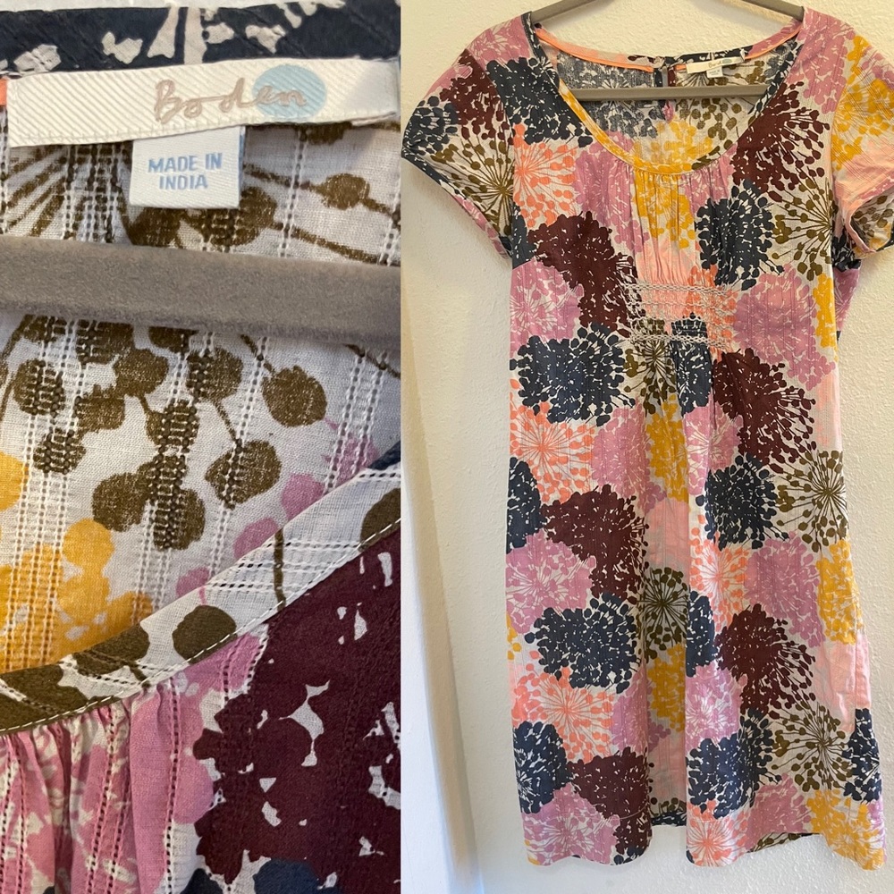 Boden 100% cotton sun dress